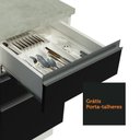 Ver imagem 4 de Cozinha Completa 240003 Com Armário E Balcão Branco/Preto