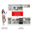 Ver imagem 7 de Cozinha Completa 240003 Com Armário E Balcão Branco/Preto