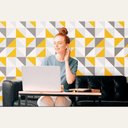 Ver imagem 2 de Papel Adesivo Gran Veneza em PVC 45cmx10m Amarelo Con-Tact