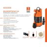 Bomba Black+decker Submersível Bdxwpsffsp401 0.5cv Monofásico 127v Laranja 127 (m) - 2