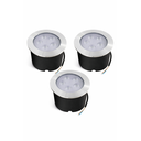 Ver imagem 1 de Kit 3 Spots Led Balizador Chão Piso 5w Embutir Branco Quente 3000k