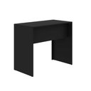 Ver imagem 4 de Kit Escritório Home Office Mesa com Gaveta e Estante MDP Preto Tecno Mobili