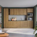 Ver imagem 1 de Cozinha Modulada Celeste Kappesberg 100% Mdf Nogueira 340cm