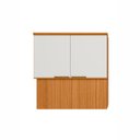 Ver imagem 3 de Armário Aéreo 100% MDF 4 Portas 80cm Bari Poliman Móveis