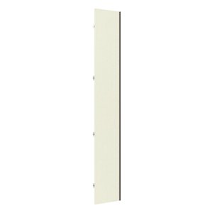 Porta para Roupeiro Closet Canto Individual 40cm Puxador Perfil Champagne Luciane Móveis