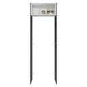 Ver imagem 4 de Porta-geladeira 73 Cm 1 Porta Basculante Preto/branco/preto Lux Madesa