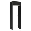 Ver imagem 1 de Porta-geladeira 73 Cm 1 Porta Basculante Preto/branco/preto Lux Madesa