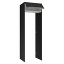 Ver imagem 5 de Porta-geladeira 73 Cm 1 Porta Basculante Preto/branco/preto Lux Madesa