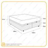 Box Baú com Colchão de Molas Ensacadas Ortobom Airtech Springpocket Queen 158cm - 5