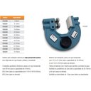Ver imagem 5 de Calibrador de Boca Ajustáveis (tipo Passa/não Passa) Cap. 57-63mm - Ref. 132.029