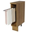 Ver mais imagens de Balcão Porta-pano 20 X 60 Cm Para Cozinhas Madesa Lux, Glamy, Agata (com Tampo) - Rustic Rustic