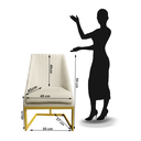 Ver imagem 6 de Kit 08 Cadeiras Para Sala de Jantar Ana Base de Ferro Veludo Bege D'Classe Decor