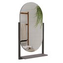 Ver imagem 5 de Armário Gabinete Banheiro 80cm Mdf com Espelheira 1 Porta Titanium