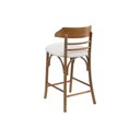 Ver imagem 2 de Banqueta Média Theo Madeira Tauari Amêndoa Estofada Decorativa Studio Metal Madeira Banqueta Theo Br