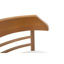 Ver imagem 4 de Banqueta Média Theo Madeira Tauari Amêndoa Estofada Decorativa Studio Metal Madeira Banqueta Theo Br