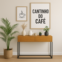 Ver imagem 1 de Aparador Buffet Balcão para Sala de Estar Cantinho do Café:nature