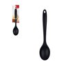 Colher Multiuso de Silicone Inteiriço 28 Cm Preta. - 2