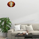 Ver imagem 2 de Luminária Teto tipo Pendente SAMARA MDF - Completa - Cor: Marrom