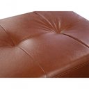 Ver imagem 5 de Puff Mp-05 com Couro Natural Legítimo Caramelo Mempra Móveis