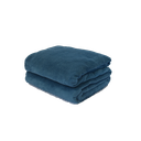 Ver imagem 1 de Cobertor Microfibra Plush Azul Índigo - Azul Índigo - Sofá/viagem