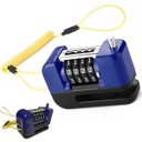 Ver imagem 5 de Trava de Disco Freio Senha 4 Digitos Antifurto Moto Bike Motocicleta Bicicleta Cadeado Segurança Res