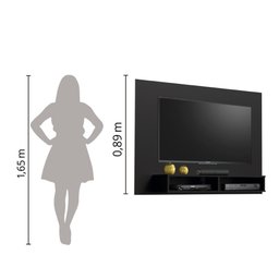Painel para Tv até 49 Polegadas com Nicho Eros Preto - 5