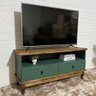 Rack para Tv de Madeira com 2 Gavetas - Steam:verde - 4