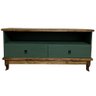 Rack para Tv de Madeira com 2 Gavetas - Steam:verde - 6