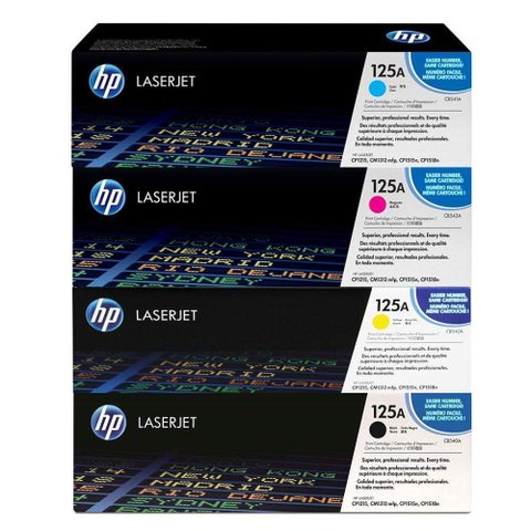 Toner Hp 125a Kit Cb540a 4 Cores Cp1215 Cp1515 Cp1518 Cm1312
