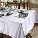 Ver imagem 2 de Toalha de Mesa Quadrada 4 Lugares 160x160 Requinte Ii Tj-5796 Dohler Branco