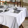 Toalha de Mesa Quadrada 4 Lugares 160x160 Requinte Ii Tj-5796 Dohler Branco - 2