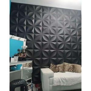 Revestimento Parede Relevo em Placas Adesivas Modular Kit 50 Unidades