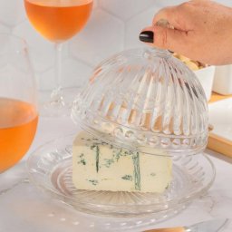 Queijeira Vidro Resistente Haskraft Qjra008 - 20x20x2,5cm - 5