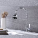 Ver imagem 3 de Torneira Cozinha Gourmet Flexível Pia Bancada 2 Jatos Metal
