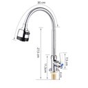 Ver imagem 6 de Torneira Cozinha Gourmet Flexível Pia Bancada 2 Jatos Metal
