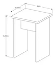 Ver imagem 4 de Mesa De Cozinha Dobrável 90cm Annie C/ Bancos e Rodizio 100% Mdf -Castanho