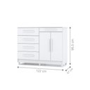 Ver imagem 2 de Cômoda Sapateira Orion Branco