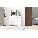 Ver imagem 4 de Cômoda Sapateira Orion Branco