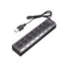 Hub Usb 2.0 Extensor Usb 7 Portas Switch On/off Led Indicador 480mbps - 4