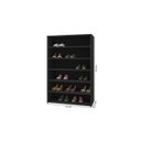 Ver imagem 1 de Armário Sapateira Preto Multiuso Lais - Ajl Móveis