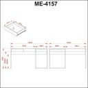 Ver imagem 5 de Mesa Escritório Escrivaninha Angular Com Gaveta