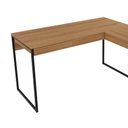 Ver imagem 2 de Mesa Escritório Escrivaninha Angular Com Gaveta