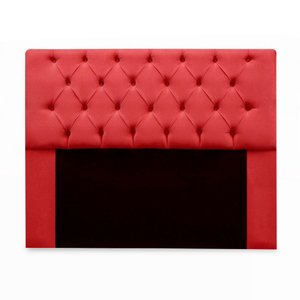 Cabeceira Mirage para Cama Box King Size 195cm com Capitonê:vermelho