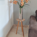 Ver imagem 2 de Mesa de Canto de Sala e Apoio Lateral Eiffel Wood