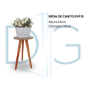 Ver imagem 3 de Mesa de Canto de Sala e Apoio Lateral Eiffel Wood