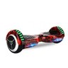 Hoverboard Skate Elétrico 6.5 Vermelho Fogo Led Bluetooth - 1