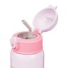 Garrafa Térmica Infantil 400 Ml com Canudo Rosa Pimpolho - 2