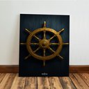 Ver imagem 5 de Kit3 Quadro Decorativo Marítimo Barco Ancora Bussola Veleiro Qualidade Premium Luxo 28x20cm