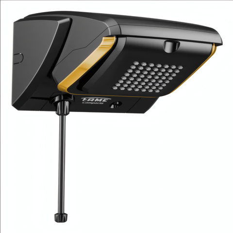 Ducha Compacta Preta com Dourado - Fame 220v 7800w - Dourado Brilho