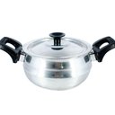 Ver imagem 1 de Panela Bojuda Alumínio Fundido Polida Alça Baquelite N07